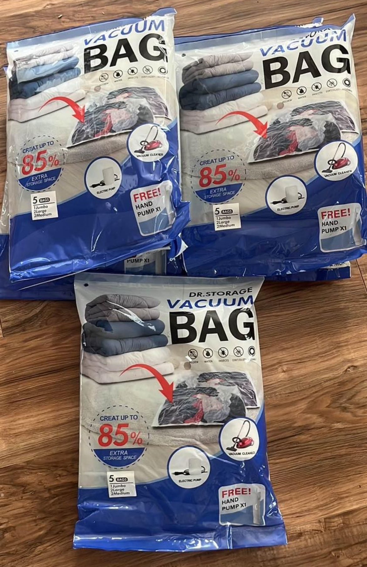 Dr Storage Vacuum bags with pump